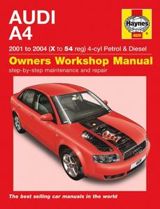 Haynes Werkplaatshandboek Audi A4 benzine & diesel (2001-2004) 4609