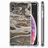 Apple iPhone Xs Max Anti-Shock Hoesje Steen - thumbnail