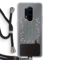 It's Lit: OnePlus 8 Pro Transparant Hoesje met koord