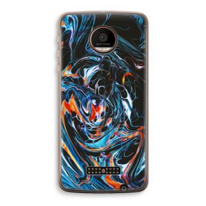 Black Unicorn: Motorola Moto Z Force Transparant Hoesje