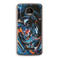Black Unicorn: Motorola Moto Z Force Transparant Hoesje