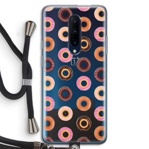 Donuts: OnePlus 7 Pro Transparant Hoesje met koord
