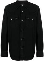 Ralph Lauren RRL chemise en coton à boutonnière - Noir