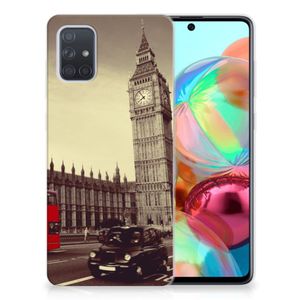 Samsung Galaxy A71 Siliconen Back Cover Londen