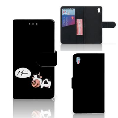 Sony Xperia Z3 Leuk Hoesje Cow Sony Xperia Z3 Leuk Hoesje Cow