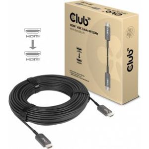 CLUB3D HIGH SPEED HDMI AOC CABLE 8K60HZ 20M M/M HDMI kabel HDMI Type A (Standaard) Zwart
