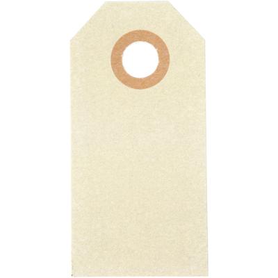 Creativ Company Manilla-labels, afm 3x6 cm, 250 gr, crème, 1000 stuk/ 1 doos