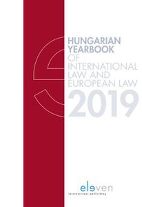 Hungarian Yearbook of International Law and European Law 2019 - - ebook