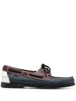 Sebago chaussures bateau colour-block en cuir - Bleu - thumbnail