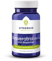Vitakruid Resveratrol 200mg met Bioperine® - thumbnail