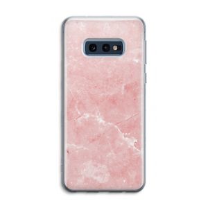 Roze marmer: Samsung Galaxy S10e Transparant Hoesje