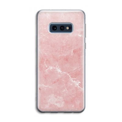 Roze marmer: Samsung Galaxy S10e Transparant Hoesje
