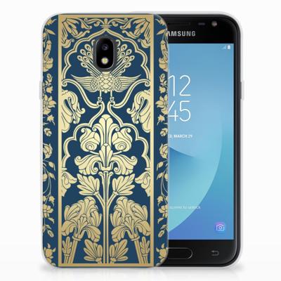 Samsung Galaxy J3 2017 | TPU Case | Beige Flowers