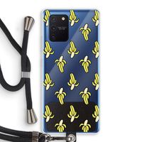 Bananas: Samsung Galaxy Note 10 Lite Transparant Hoesje met koord