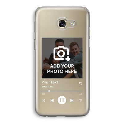 Music Player: Samsung Galaxy A5 (2017) Transparant Hoesje