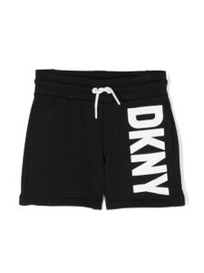 Dkny Kids short à logo imprimé - Noir