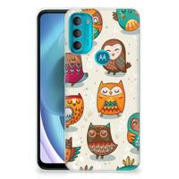 Motorola Moto G71 5G | TPU Hoesje | Vrolijke Uilen