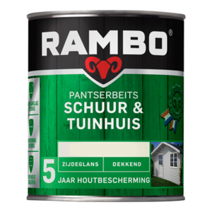 Rambo Pantserbeits Schuur & Tuinhuis Zijdeglans Dekkend - Antraciet
