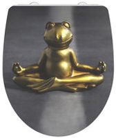 Duroplast High Gloss WC-bril RELAXING FROG met soft-close en quick-release