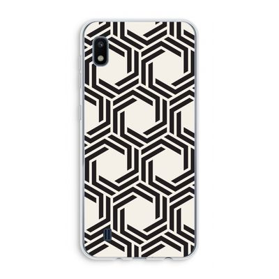 Geometrisch patroon: Samsung Galaxy A10 Transparant Hoesje