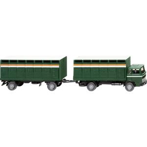 Wiking 056503 H0 Vrachtwagen Mercedes Benz Vrachtwagencombinatie veetransport