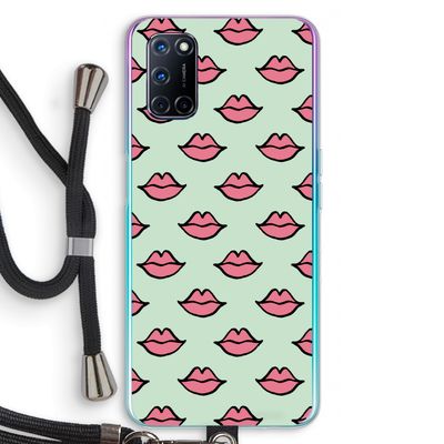 Lipjes: Oppo A72 Transparant Hoesje met koord