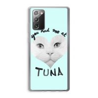 You had me at tuna: Samsung Galaxy Note 20 / Note 20 5G Transparant Hoesje