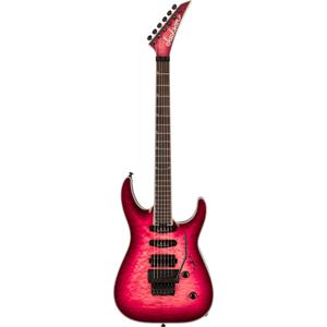 Jackson Pro Plus Series Soloist SLA3Q Fuschia Burst EB elektrische gitaar met gigbag