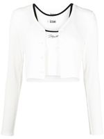 izzue ensemble cardigan-haut - Blanc - thumbnail