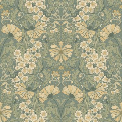 Dutch Wallcoverings Hjärterum - Öjvind - Groen