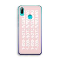 Hotline bling pink: Huawei P Smart (2019) Transparant Hoesje