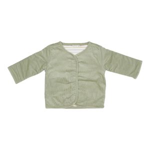 Little Dutch reversible babyjasje Vintage Sunny Stripes Green Maat