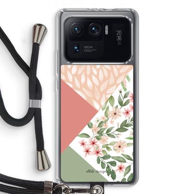 Sweet heaven geometrics: Xiaomi Mi 11 Ultra Transparant Hoesje met koord