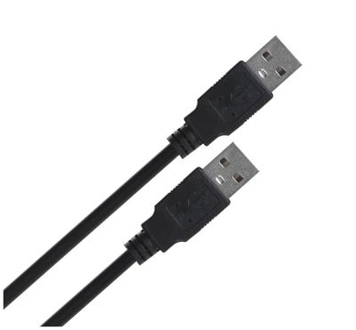 Lanberg CA-USBA-20CU-0010-BK USB-kabel 1m 2.0 USB A Zwart