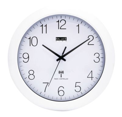 Balance 506407 Zendergestuurde Wandklok 30 cm