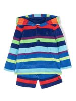 POLO RALPH LAUREN KIDS ensemble short à rayures - Bleu - thumbnail