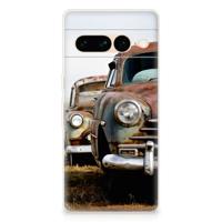 Google Pixel 7 Pro | Siliconen hoesje | met foto Vintage Auto