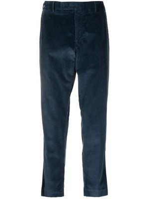 PT Torino pantalon côtelé Rebel à coupe fuselée - Bleu
