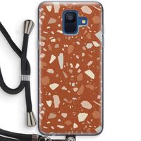 Terrazzo N°22: Samsung Galaxy A6 (2018) Transparant Hoesje met koord