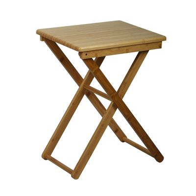 Klaptafel beibu - bamboe - naturel - 42x30x52 cm