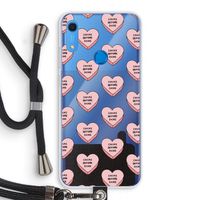 Chicks before dicks: Huawei Y6s Transparant Hoesje met koord