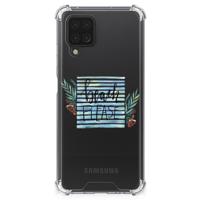 Samsung Galaxy A12 Stevig | Bumper Hoesje | Boho Beach