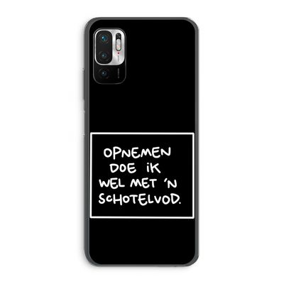 Schotelvod: Xiaomi Redmi Note 10 5G Transparant Hoesje