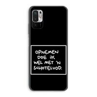 Schotelvod: Xiaomi Redmi Note 10 5G Transparant Hoesje