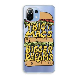 Big Macs Bigger Dreams: Xiaomi Mi 11 Lite Transparant Hoesje