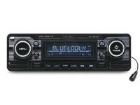 Autoradio met Bluetooth, FM-Radio, USB en AUX - 1 DIN - 75 Watt - Retro Design (RMD120BT-B) - thumbnail