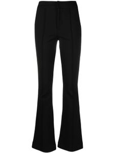 Claudie Pierlot pantalon évasé à détails de coutures - Noir