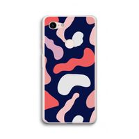 Memphis Shapes Pink: Google Pixel 3 XL Transparant Hoesje