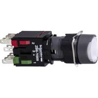 Schneider Electric XB6AW1B5B XB6AW1B5B Verlichte druktoets 250 V 3 A Moment (l x b x h) 57 x 18 x 18 mm IP65 1 stuk(s)