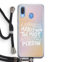 The prettiest: Samsung Galaxy A40 Transparant Hoesje met koord